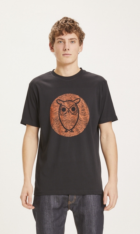 Alder Big Owl Lined Tee - Vegan